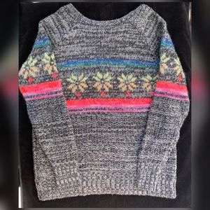 American Eagle Snowflake Jegging Sweater Large